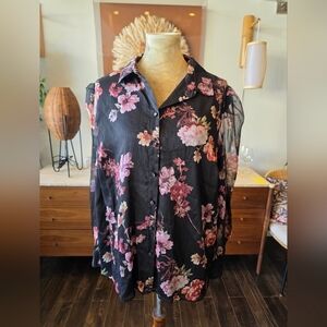 Vince Cumuto Blouse Sz 1X NWT